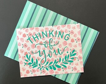 Personalized Thinking of You Card #T305
