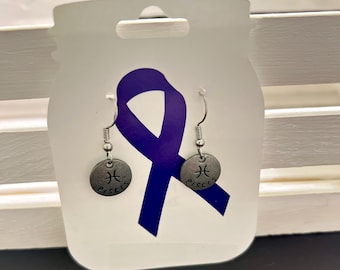 Dangle Earrings Zodiac (Pisces)