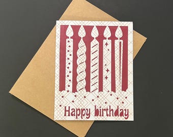 Personalized Happy Birthday Card #H106