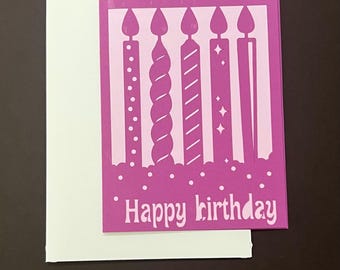 Personalized Happy Birthday Card #H110