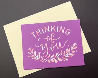Personalized Thinking of You Card #T301