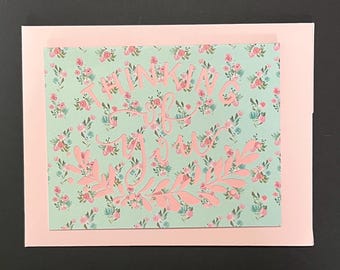 Personalized Thinking of You Card #T306
