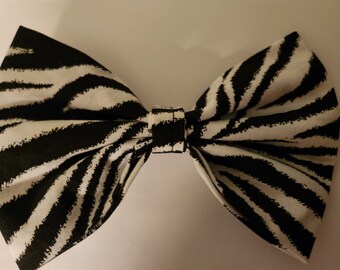Animal Print Hair Bows