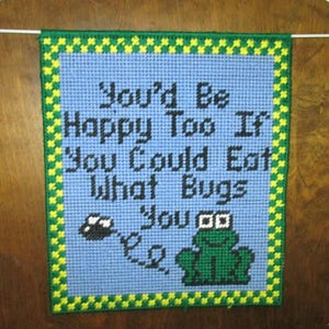 Happy frog sign