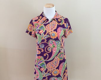 1970's Vintage Mini Dress and Matching Hot Pants