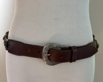 vintage Minoronzoni by Davco Vintage Minoronzoni by Davco Leather Belt - Etsy main image 3