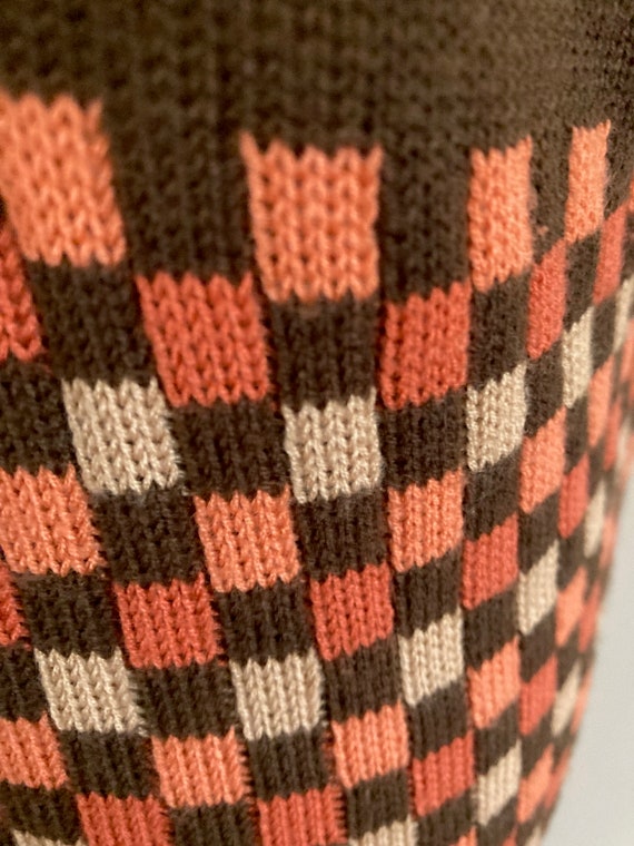 1970's Vintage Brown Sweater/Vest/Butterfly Sleev… - image 2