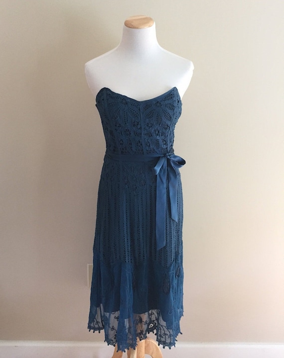 1980's-1990's Vintage Betsy Johnson Strapless Dres