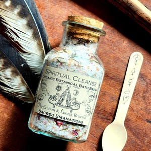 Spiritual Cleanse | Organic Botanical Bath Brew. Ceremonial Bath Soak. Purification & Energy Renewal. Alchemy. Australian Consciously Grown