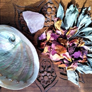 Home Blessing Sacred Smoke Bundle ~ Energy Cleanse Smudge Kit. Remove Negativity. Invoke Love. Raise Vibrations. New Home Blessings
