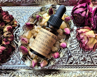 Frankincense + Rose Face Elixir • Slow Infused Botanical & Resin Skincare • Ritual Beauty • Vibrational Healing