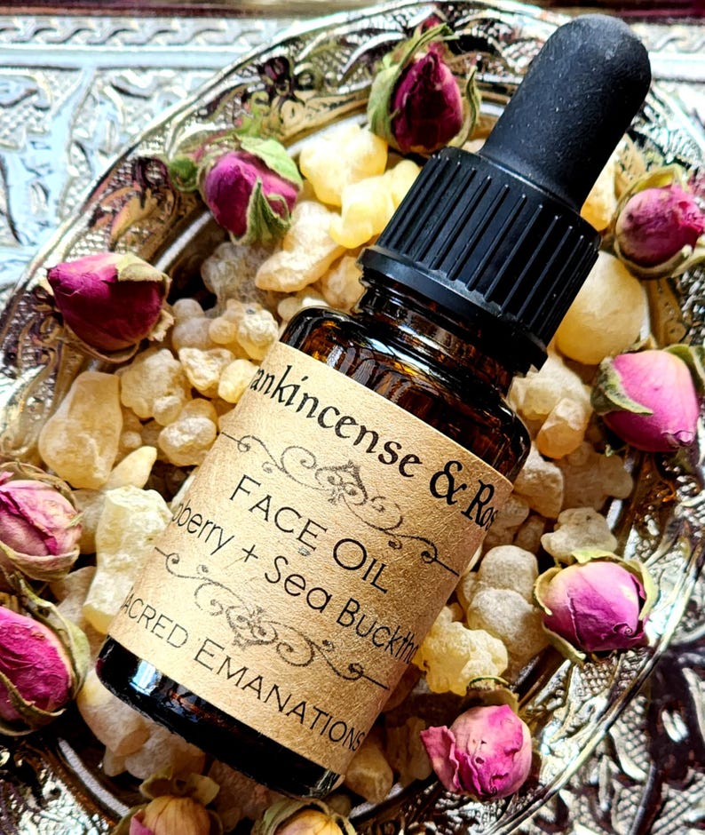 Frankincense + Rose Face Elixir • Slow Infused Botanical & Resin Skincare • Ritual Beauty • Vibrational Healing image 6