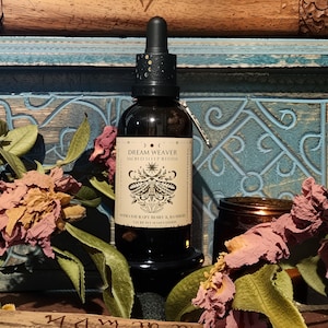 Dream Weaver Anointing Oil: Sacred Sleep Aromatherapy, Ritual Body + Bath Oil