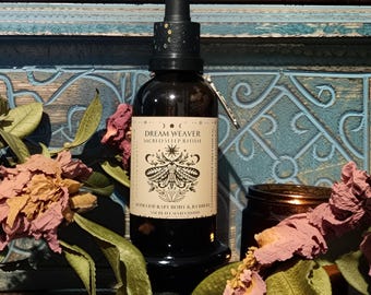 Dream Weaver Anointing Oil: Sacred Sleep Aromatherapy, Ritual Body + Bath Oil