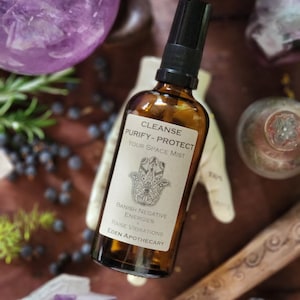 Energetic Purification of Space | EMPATH Shield Mist. Banish Negative Energy | Energy Cleanse. Purify. Protect. Grounding. Aura Spirit Mist