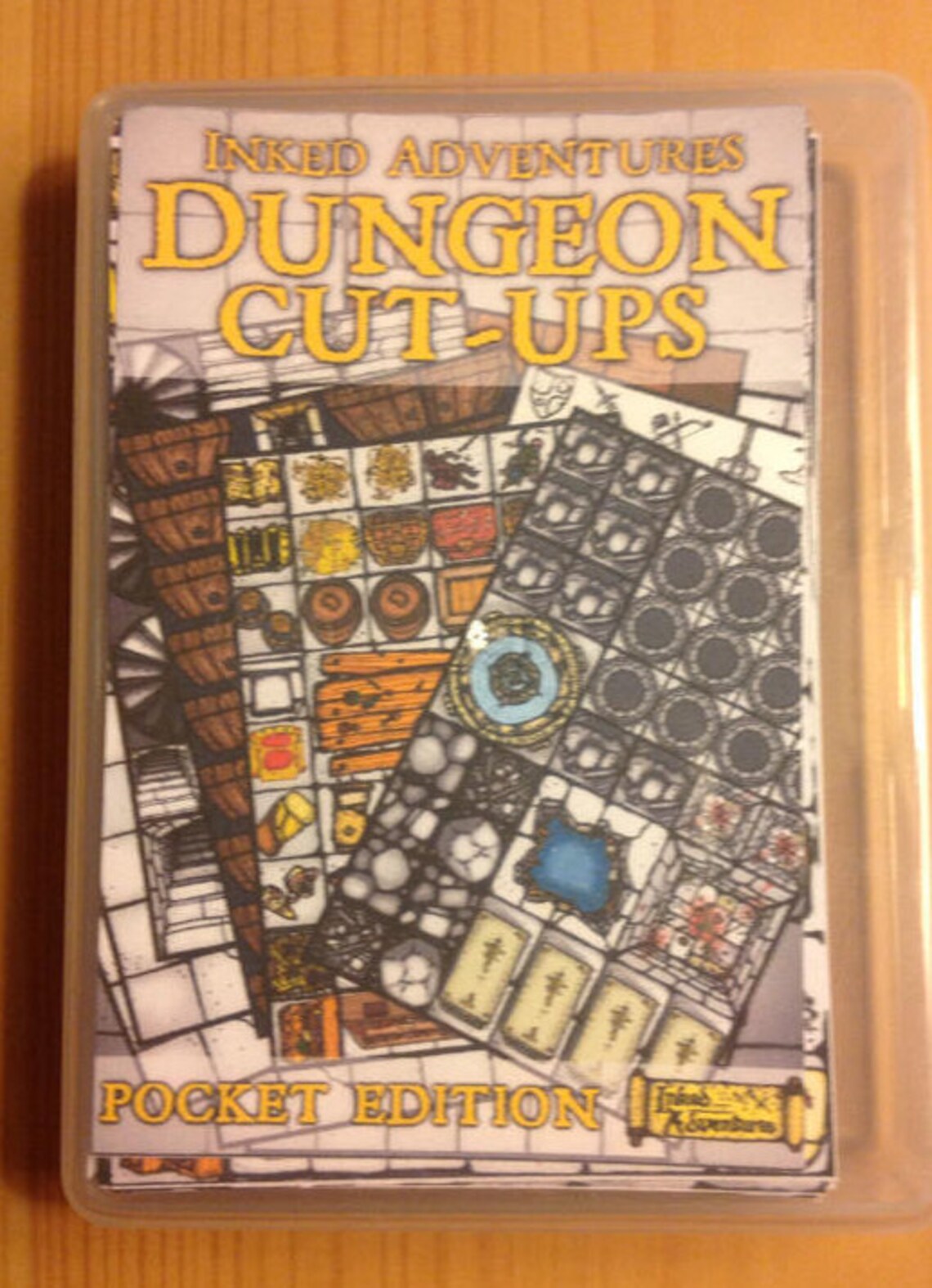 Inked Adventures Dungeon Cut-ups Cards Pocket Edition D&amp;D - Etsy UK