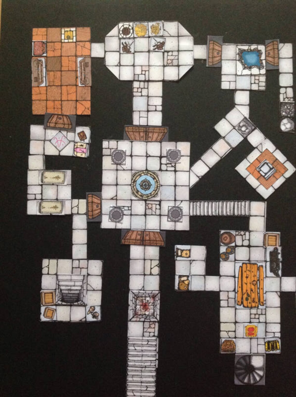 Inked Adventures Dungeon Cut-ups Cards Pocket Edition D&amp;D | Etsy
