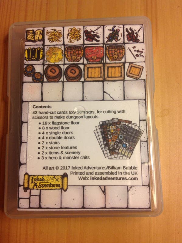 Inked Adventures Dungeon Cut-ups Cards Pocket Edition D&amp;D | Etsy