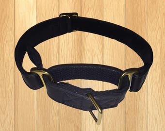 Dog Collar & Leash - Genuine Leather