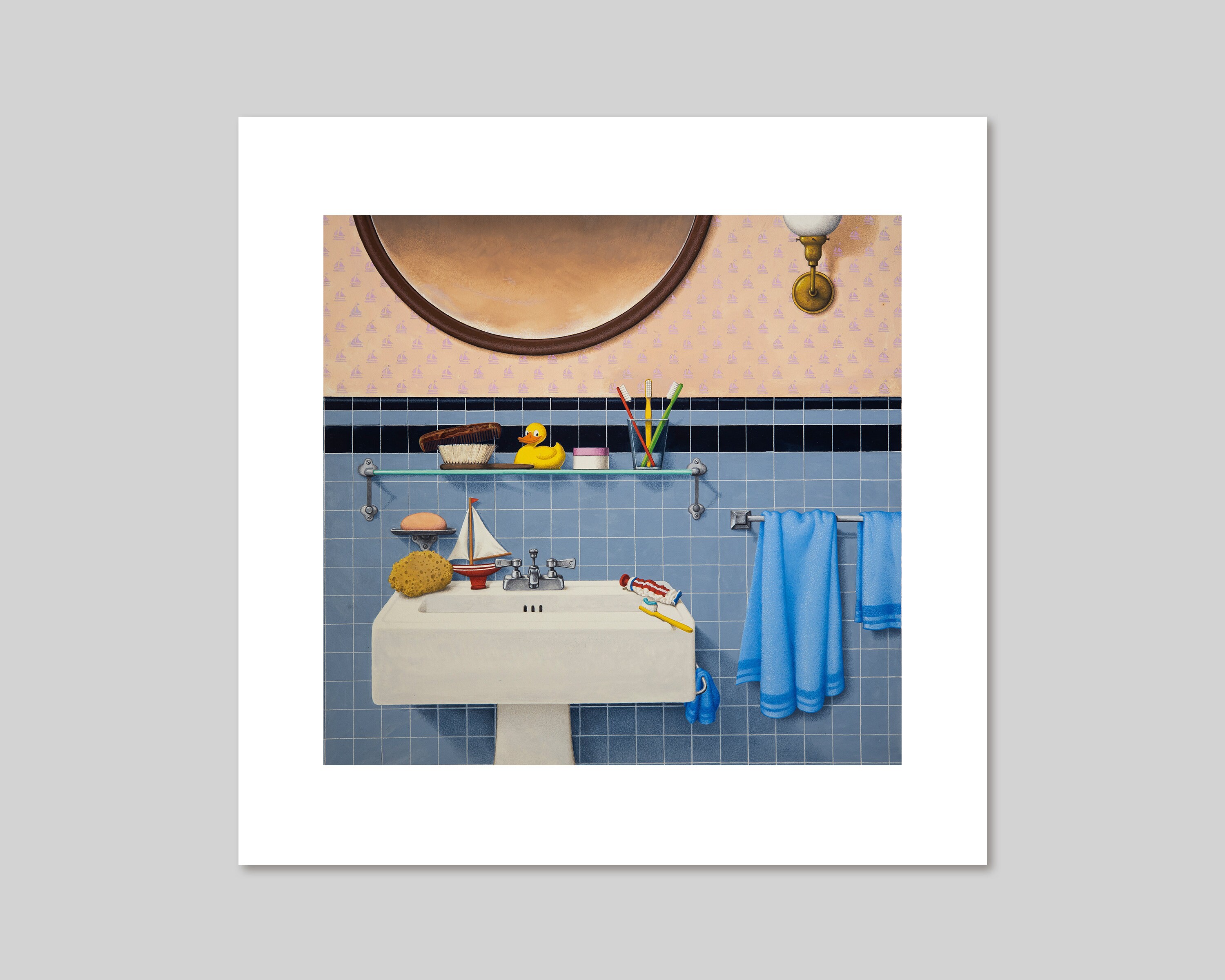 Arte del baño habitación para niños impresión del baño | Etsy