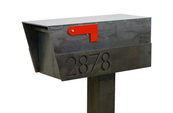 Modern Summit Mailbox Heavy Duty Industrial Custom - Etsy