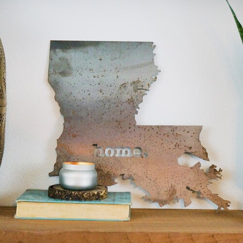 Louisiana State Sign New Orleans Baton Rouge Lafayette Etsy