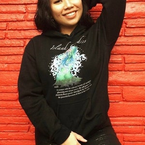 Island Goddess Inspirational Polynesian Micronesian Melanesian Pacific Islander Hoodie for Women
