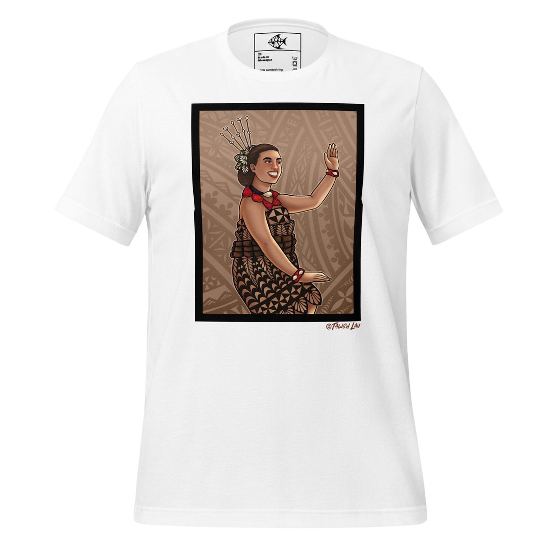 Tongan Taahine Design Tonga Woman Art Short-sleeve Unisex T-shirt - Etsy