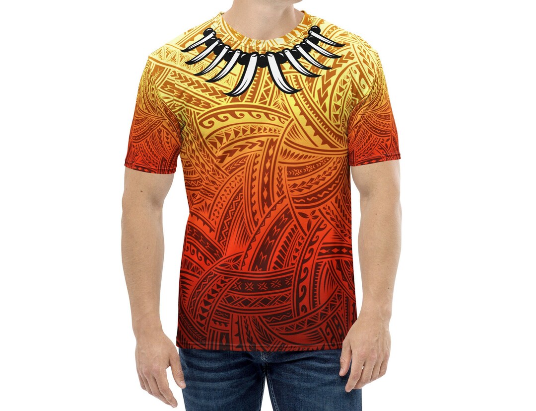 (Custom Personalised) Samoa Ula Nifo Tribal T Shirt KID Blue Style LT6 main image 0