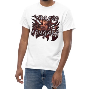 Faasao Cougars American Samoan High School Polynesian Tribal Short Sleeve T-Shirt