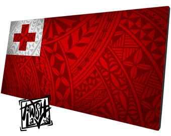 Tonga Flag Artwork
