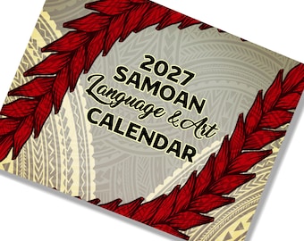 2027 Samoan Language & Art Calendar