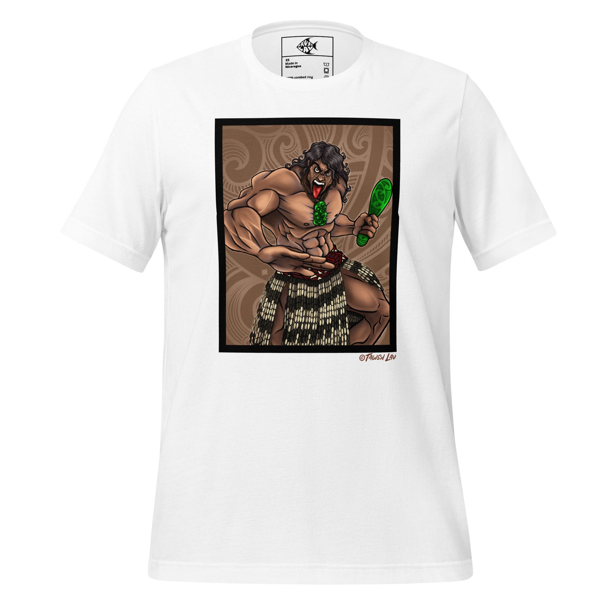 Maori Warrior Design Aotearoa Haka Art Short sleeve Unisex T shirt Etsy