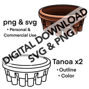 Commercial Use Personal Use Tanoa Samoan Kava Ava Bowl Art Design Digital Download