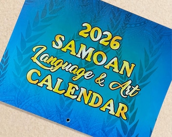 Calendario de lengua y arte samoano de 2026
