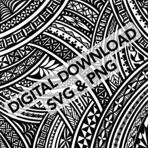 Commercial Use Personal Use Tongan Art Polynesian Motifs Digital Download