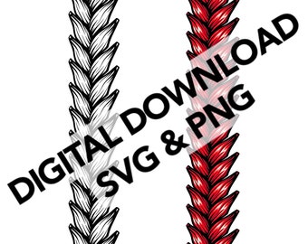 Commercial Use Personal Use Ula Fala Patterns Black & Red-filled Samoan Necklace Art Design Digital Download
