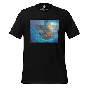 Vaa Wayfinding Art Star Pacific Navigation Polynesian Micronesian Outrigger Canoe Unisex T-Shirt