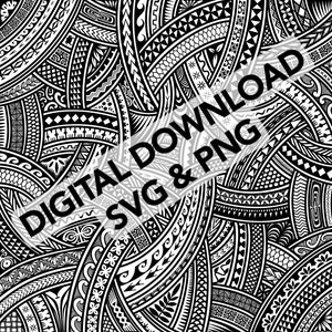 Commercial Use Personal Use Pasefika Art Polynesian Melanesian Micronesian Pacific Islanders Motifs Digital Download