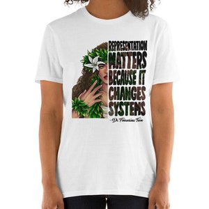 Hawaiian Representation Matters Changes Systems Polynesian Design Art T-Shirt Kurzarm Unisex T-Shirt