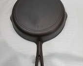 Vintage BSR Red Mountain 7P Cast Iron Skillet 10 quot Skillet with Heat Ring - Circa 1930s
