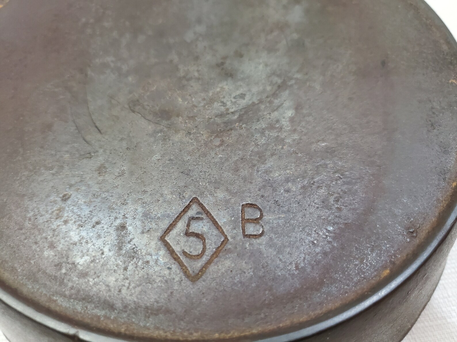 Vintage 5 Chicago Hardware & Foundry Cast Iron Skillet With Heat Ring