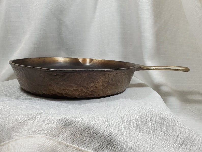 Vintage Wagner Ware Sidney 0 Cast Iron Pan Hammered Nickel | Etsy