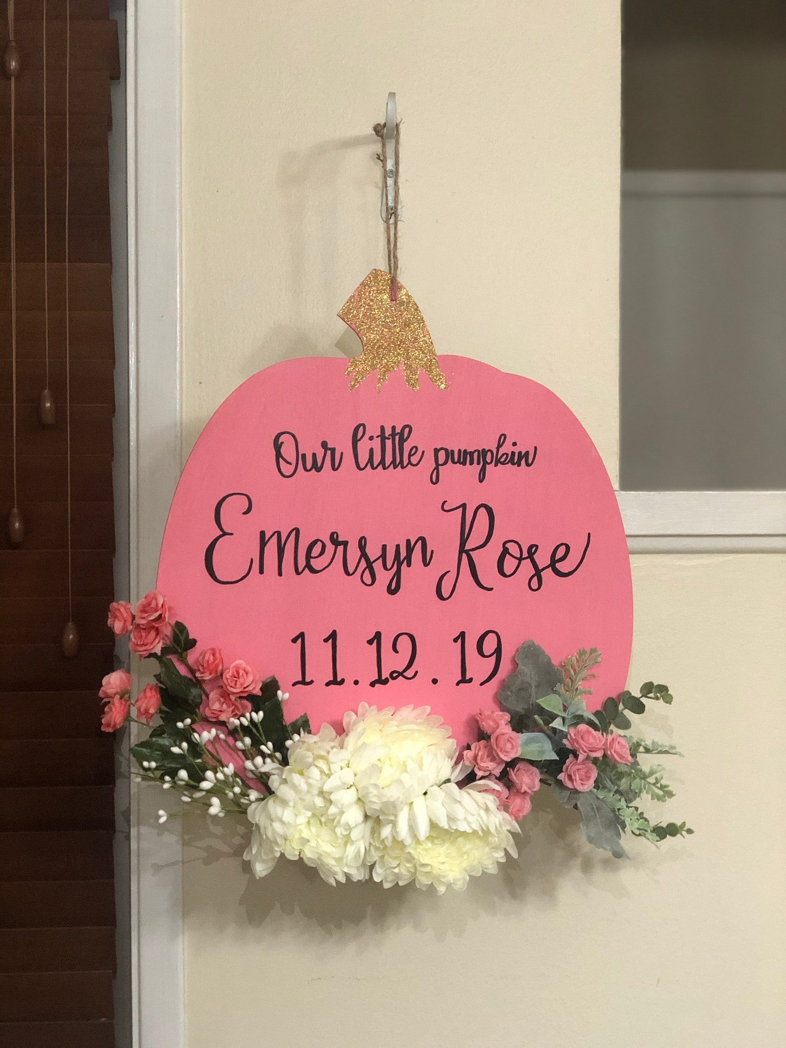 Birth Announcement Sign Etsy