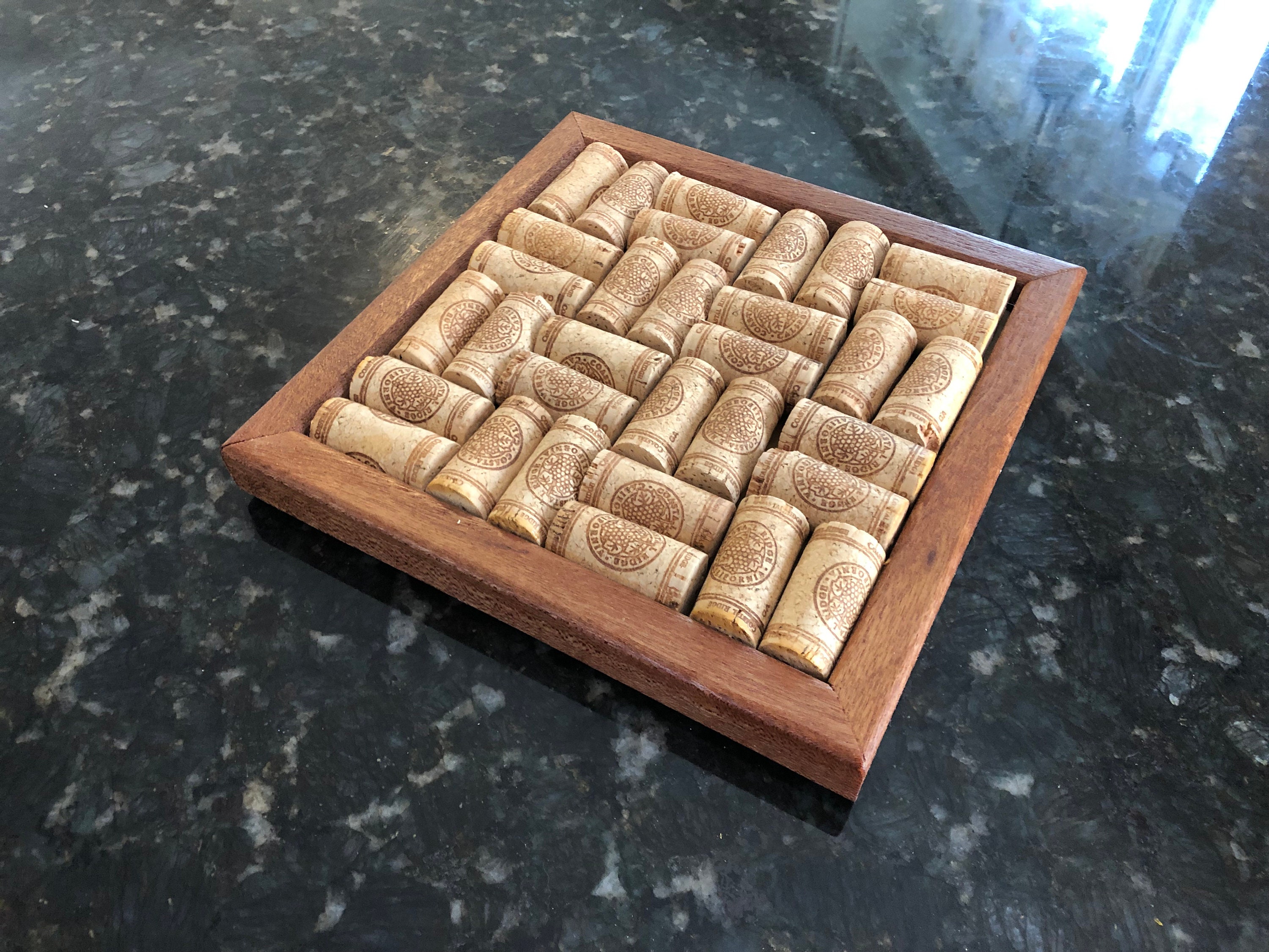 Handmade Wine Cork Trivet Hot Plate Etsy