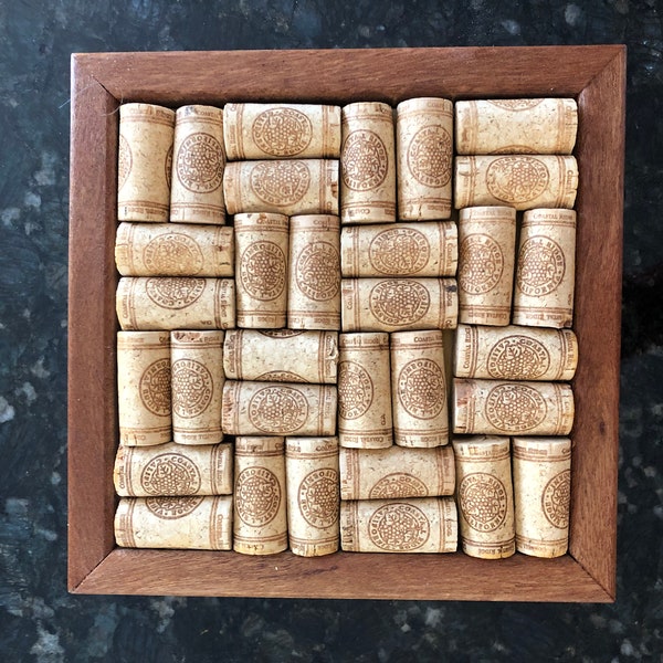 Wine Cork Hot Plate Etsy