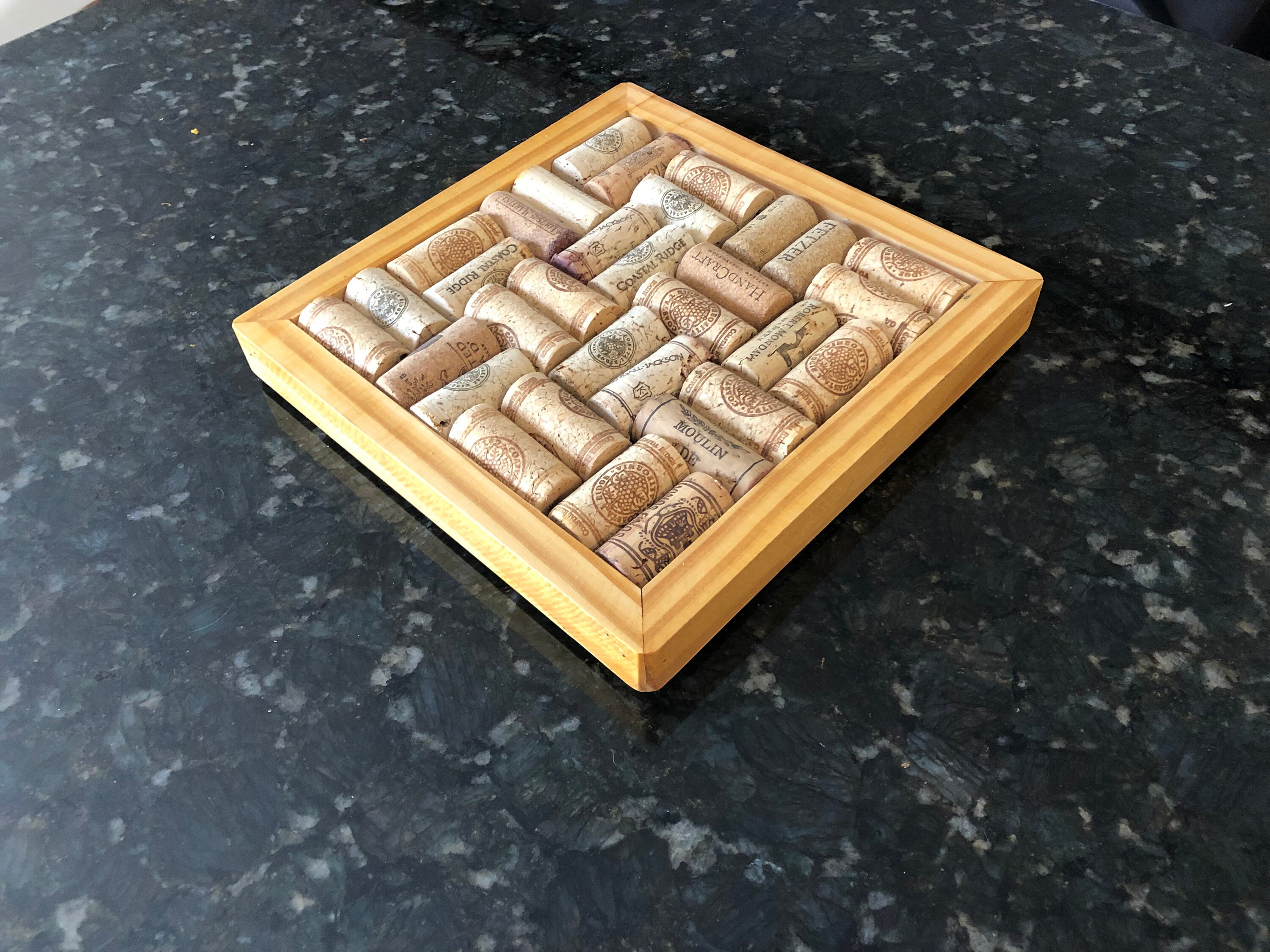 Handmade Wine Cork Trivet Hot Plate Etsy