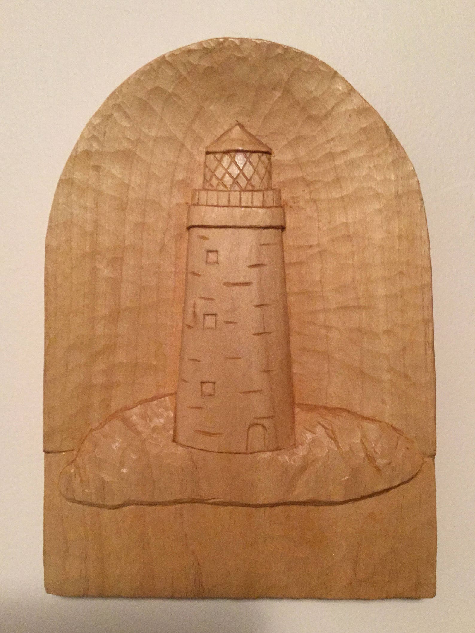 Lighthouse Relief Carving Etsy
