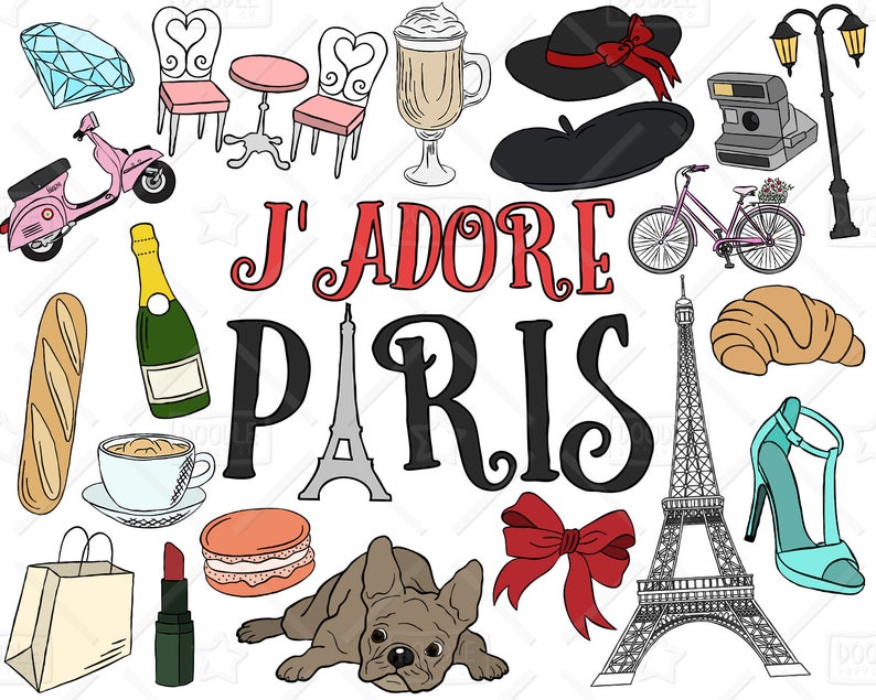 Download Paris Clipart Vector Pack Eiffel Tower Clipart France Clipart Svg Parisian Themed Clipart Png File Paris Stickers Tourist Clipart Clip Art Art Collectibles