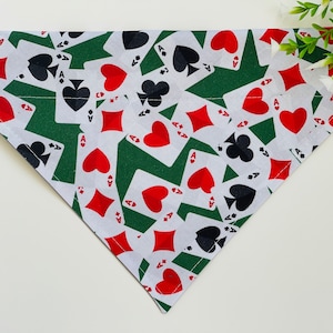 Bandana pour chien - Bandana pour chat - Tour de cou - Écharpe pour chien - Bandana pour chiot - Bandana sur le collier - Foulard chat chien - Mouchoir pour chien - CARTES